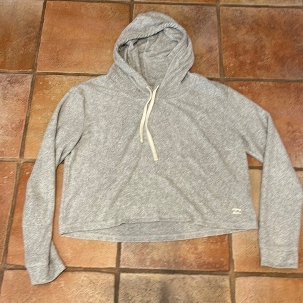 Billabong fleece crop hoodie